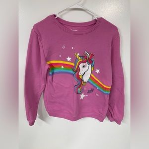Nickelodeon Girls Jojo Siwa Unicorn Sweatshirt Size 14-16 Pink Great Condition